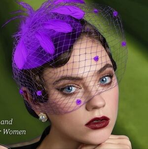 NEW! Purple Kentucky Derby Fascinator Hat